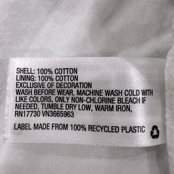 Cat & Jack Girls Sz L (10/12) White Boho Embroidered Top 100% Cotton - Picture 9 of 9